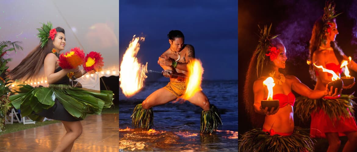 Professional Fire Knife Dancing